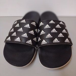 Adidas Brand Embossed Lightweight Adilette Comfort Slides